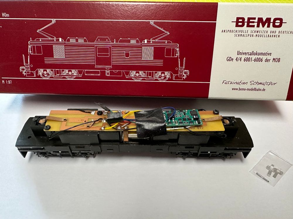 Bemo - MOB GDe 4/4 600x Fahrwerk - Digital (Gebraucht) in Domat/Ems für ...