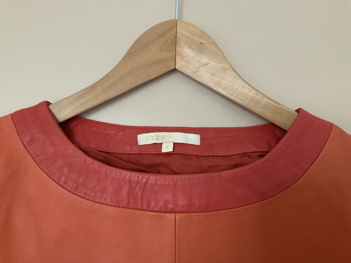 Maje Tops: Maje: top en cuir d’occasion – D'occasion à Genève par Taracolac20 1