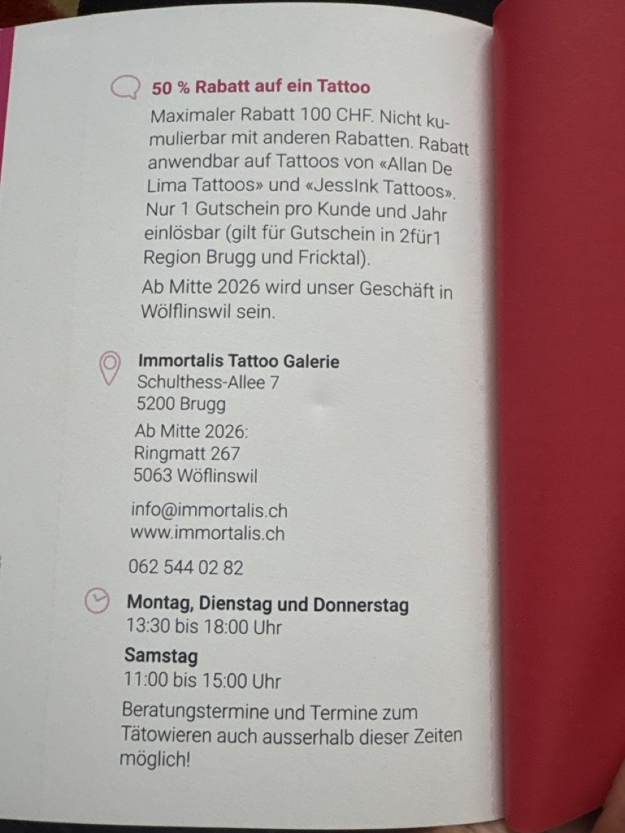 Gutscheine: Quatre bons rabais à 50% – Neu (gemäss Beschreibung) aus Düdingen von Yellow 2