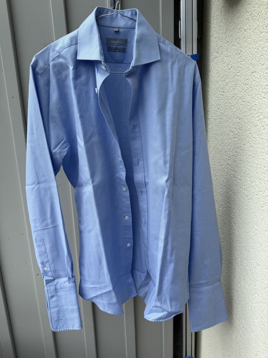 Maddison Camicie: Maddison Hemd, Gr. 37/38, Hellblau – Usato da Schattdorf venduto da lestage