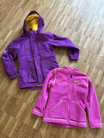 Jack Wolfskin 3in1 Jacke pink Gr. 140