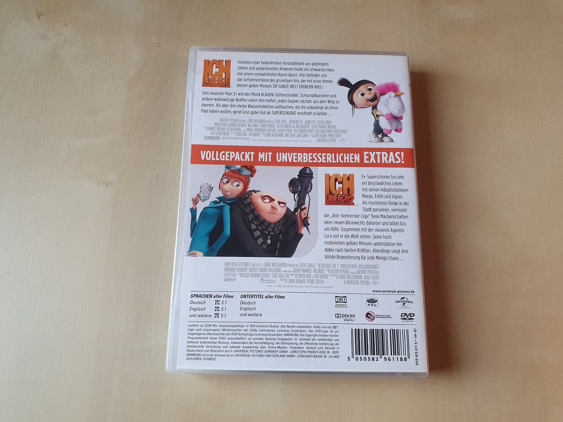 Tous les DVDs: Ich einfach unverbesserlich 1 & 2 – D'occasion à Stansstad par collectorsshop 1