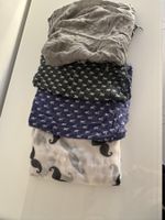 Schals -Set: 4 leichte Tücher/Schals neuwertig
