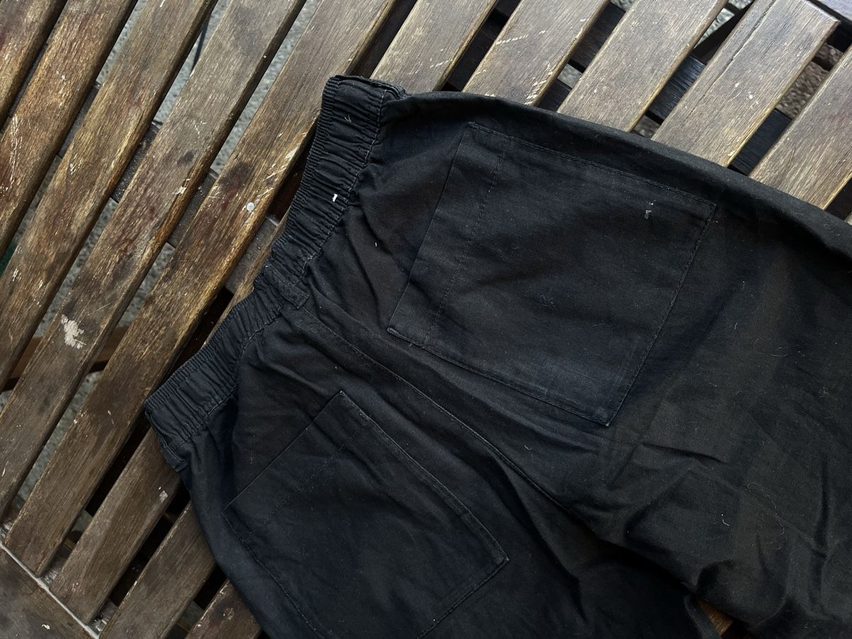 Pantaloni: Schöne Leinenhose in Schwarz – Usato da Zürich venduto da gio_zyc9 4