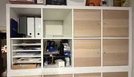 IKEA Kallax Regal weiss (2x4 Fächer)  Klassiker