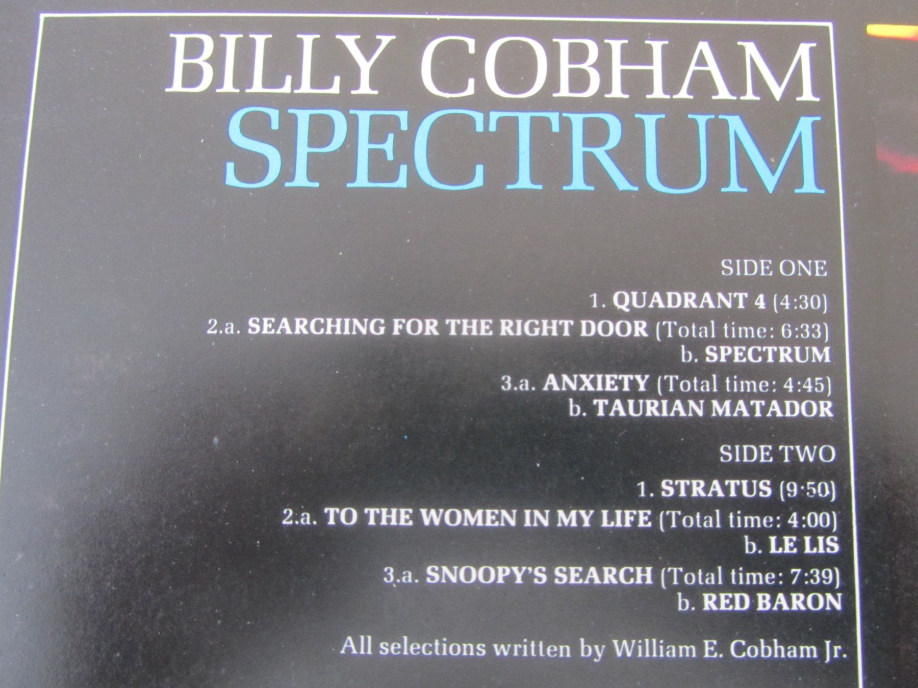 Schallplatten: Billy Cobham    Spectrum – Gebraucht aus Seengen von mikelele 2