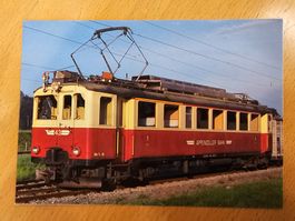Postkarte Appenzeller Bahn AB Triebwagen ABe 4/4 43