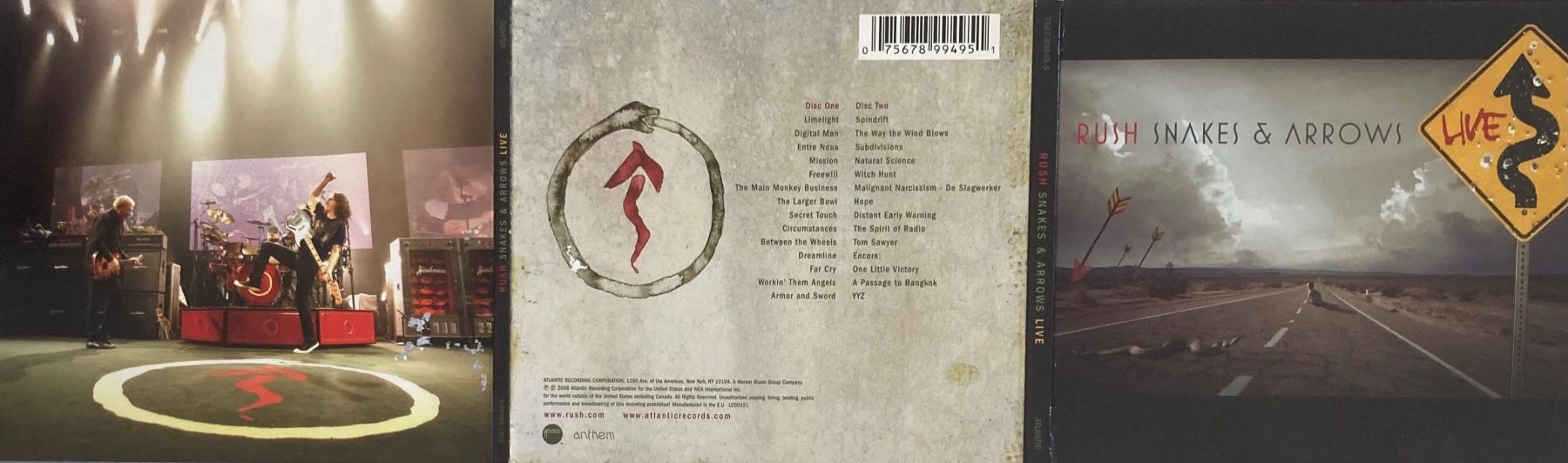 CD: RUSH - SNAKES & ARROWS LIVE – Usato da Poliez-Pittet venduto da Newtown-Records 4