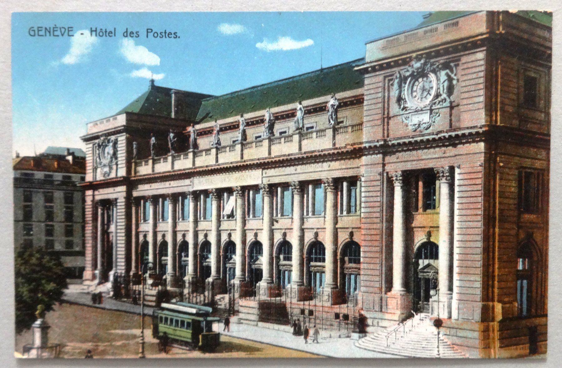 Cartoline postali: Genève - Hôtel des Postes – Usato da Fétigny venduto da Billy2miny