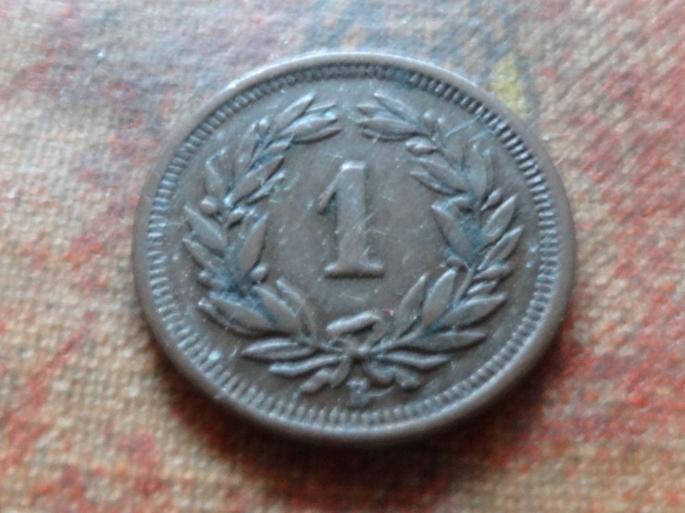 Tutti le monete: 1 Rp. 1905   (E) – Usato da Romanel-sur-Lausanne venduto da Swift13 1