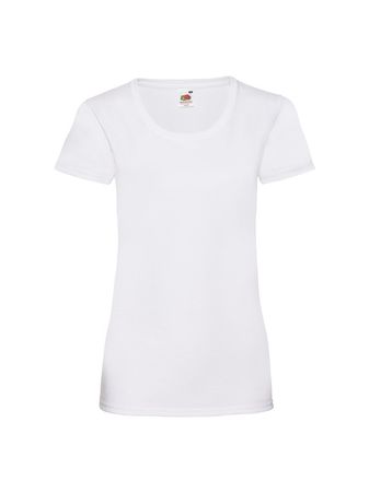 Damen T-Shirt Fruit of the Loom, Gr S