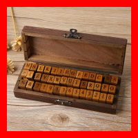 42 tlg Stempelset Alphabet Sonderzeichen Basteln stempeln
