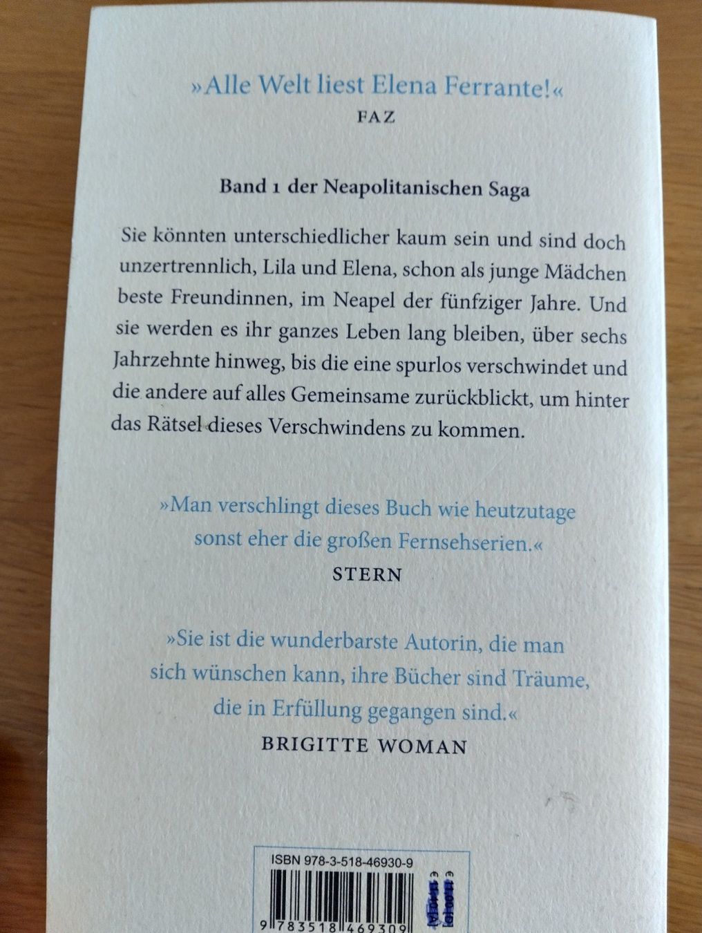 Bücher: Buch: Meine Geniale Freundlin – Gebraucht aus Rorschacherberg von Voegeli92 5