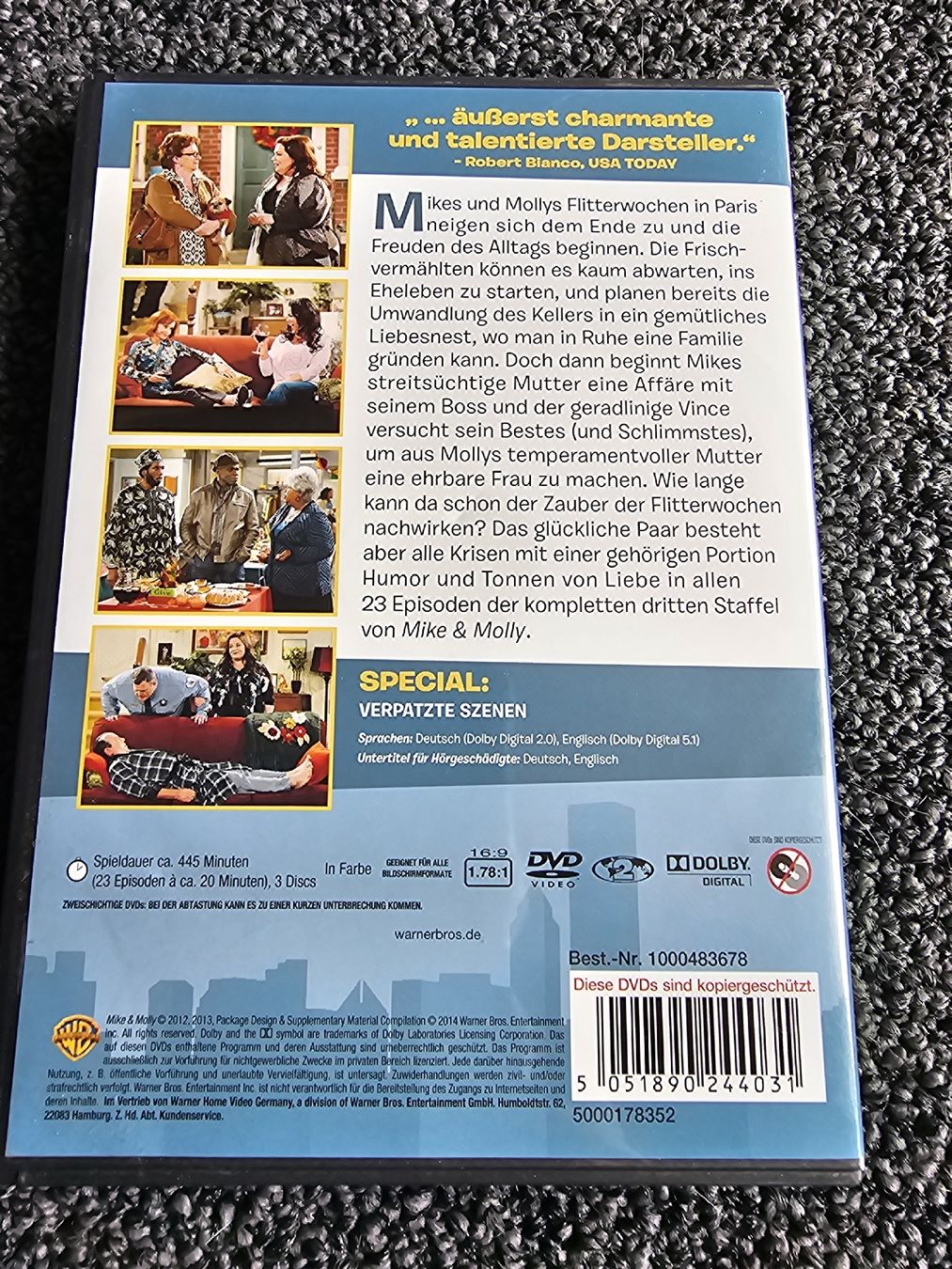 Tutti i DVDs: Mike & Molly - Die komplette dritte Staffel – Usato da Ruswil venduto da jan_bxl5 1
