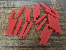 lego 2453b lot de 24 pièces Red Brick 1 x 1 x 5 - Solid Stud