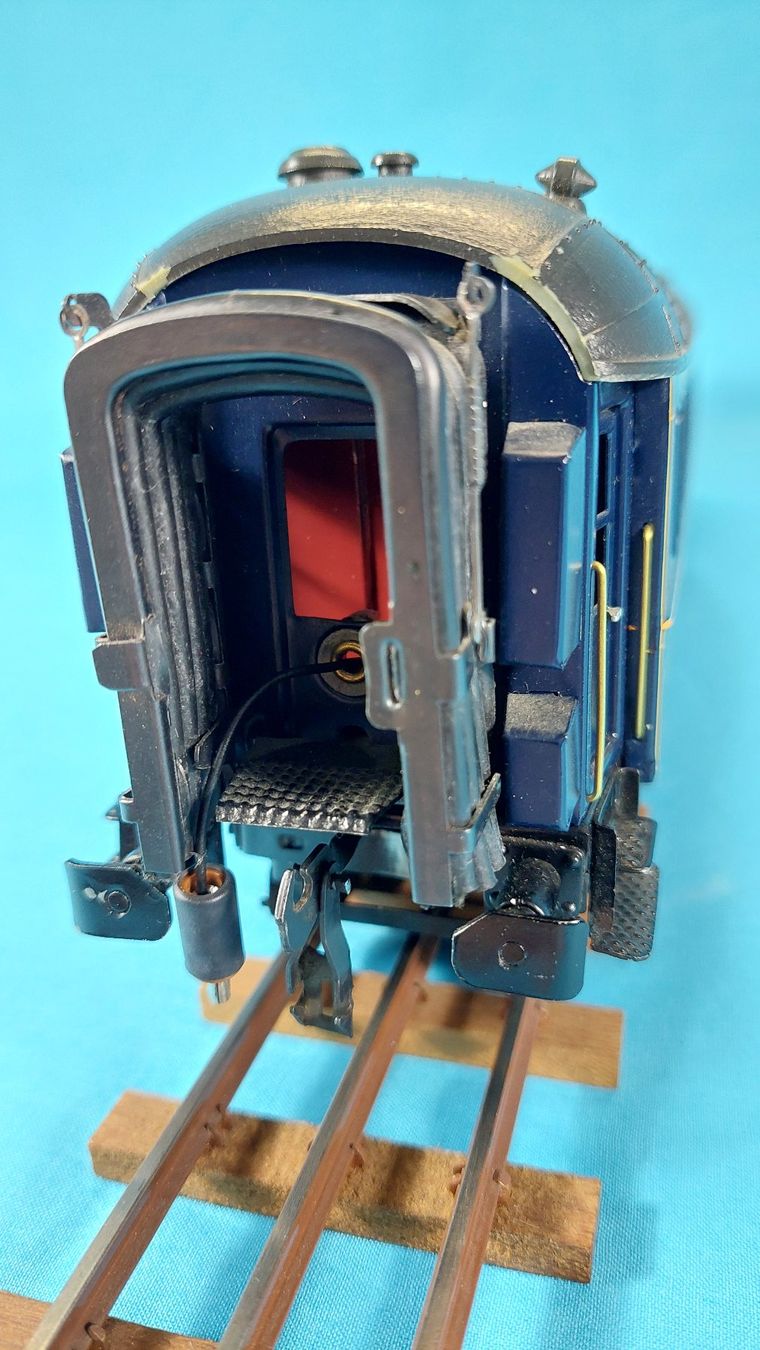 Modelleisenbahnen: Spur 0 Elettren Sleeping-Car / Schlafwagen CIWL blau – Gebraucht aus Horgen von swiss025 6