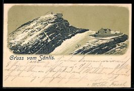Lithographie Säntis, Ortsansicht