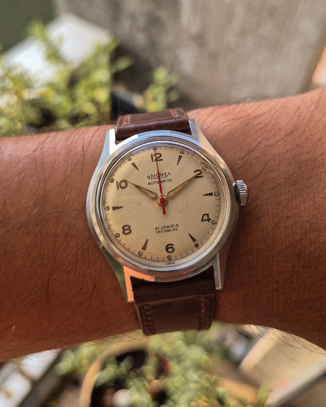 Montres: Montre Groma Automatic Vintage. Révisée – D'occasion à Romanel-s-Lausanne par kev_r7mx 1