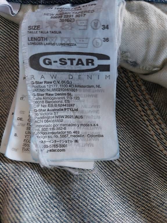 Jeans: Jeans S34/L36, G-STAR – Usato da Urtenen-Schönbühl venduto da alexaz 3
