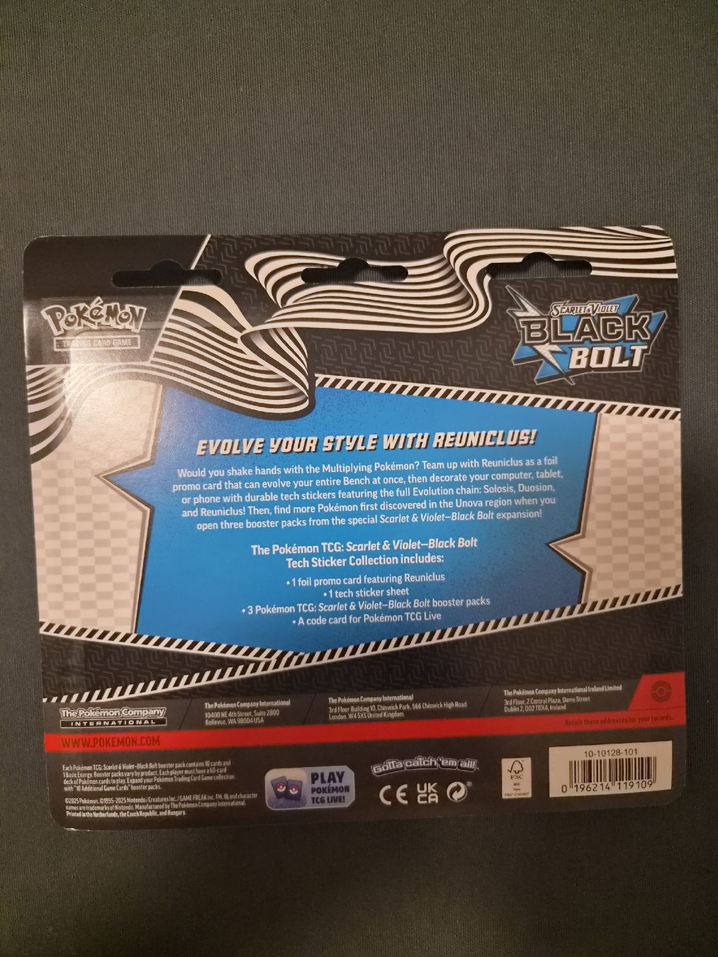 Pokémon Carte collezionabili: Trickpack Black Bolt Pokémon  – Nuovo e nell'imballaggio originale da Les Acacias venduto da S.Vieira 1