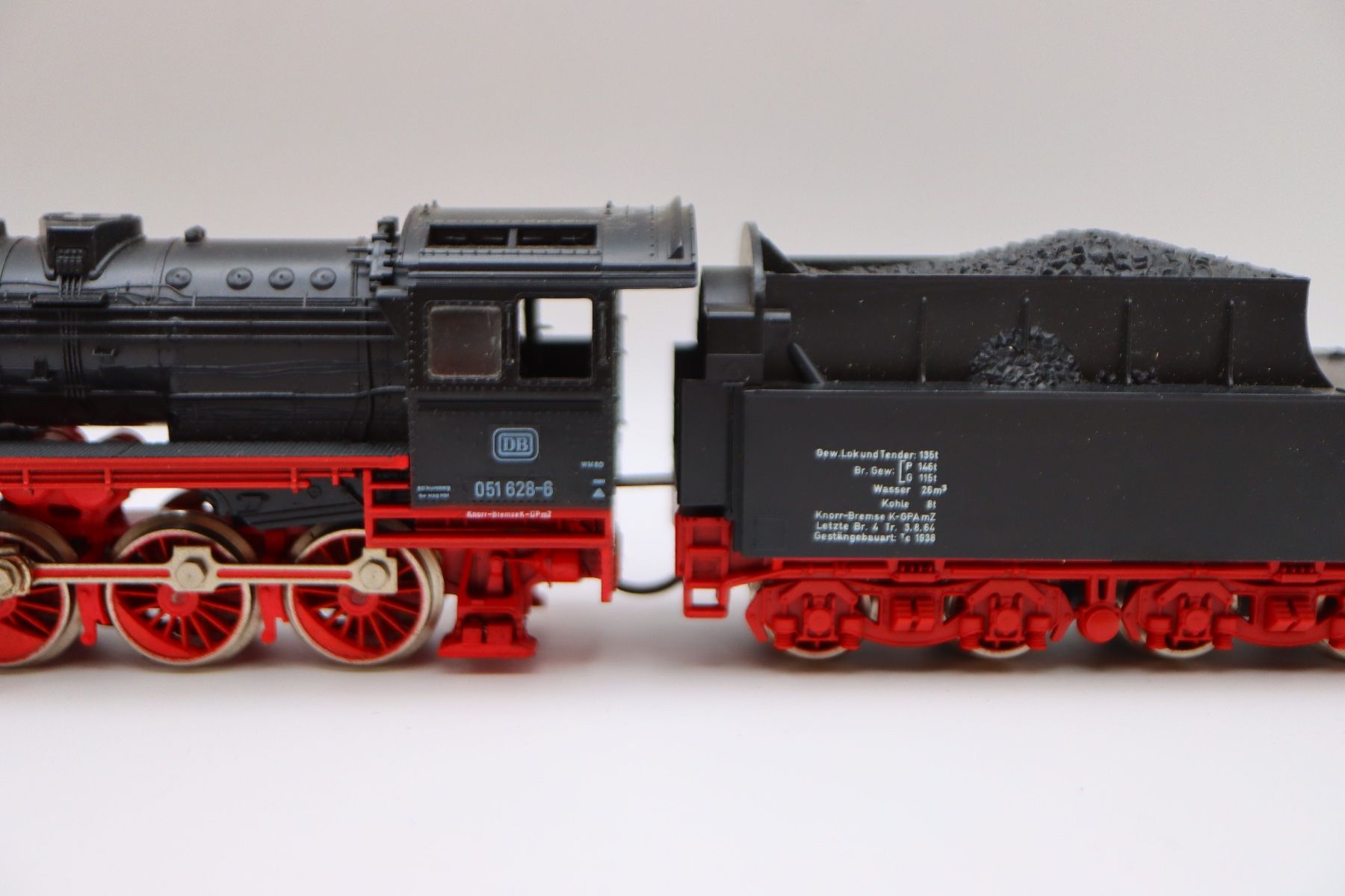 Fleischmann Modelleisenbahnen: Fleischmann H0 BR 51 628-6 Dampflok DB – Gebraucht aus Zürich von KE-Sales 3