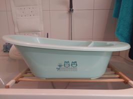 Baby Badewanne mit Gestell und Einsatz - Top Zustand!