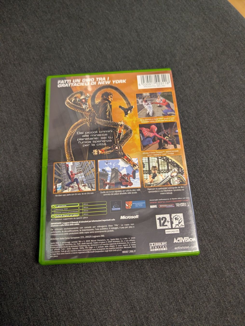 Giochi: Spiderman 2 Microsoft xbox – Usato da Giubiasco venduto da Ticinerd 1