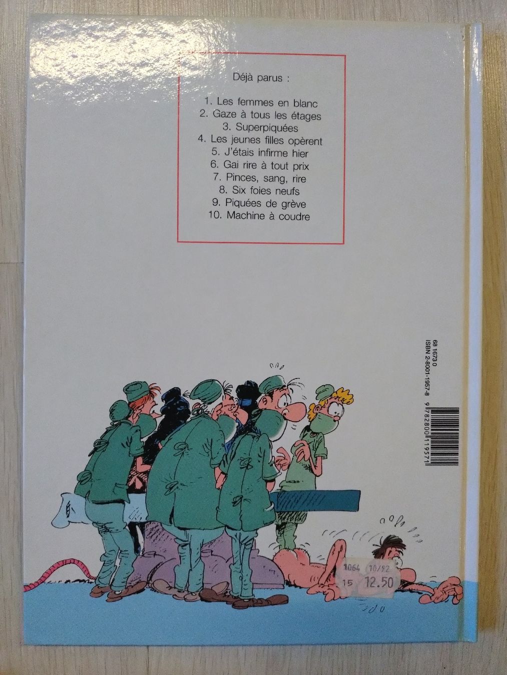 Fumetti: Les Femmes en Blanc 10, Machine à Coudre EO complète – Usato da Farvagny-le-Grand venduto da LaCaverne 4
