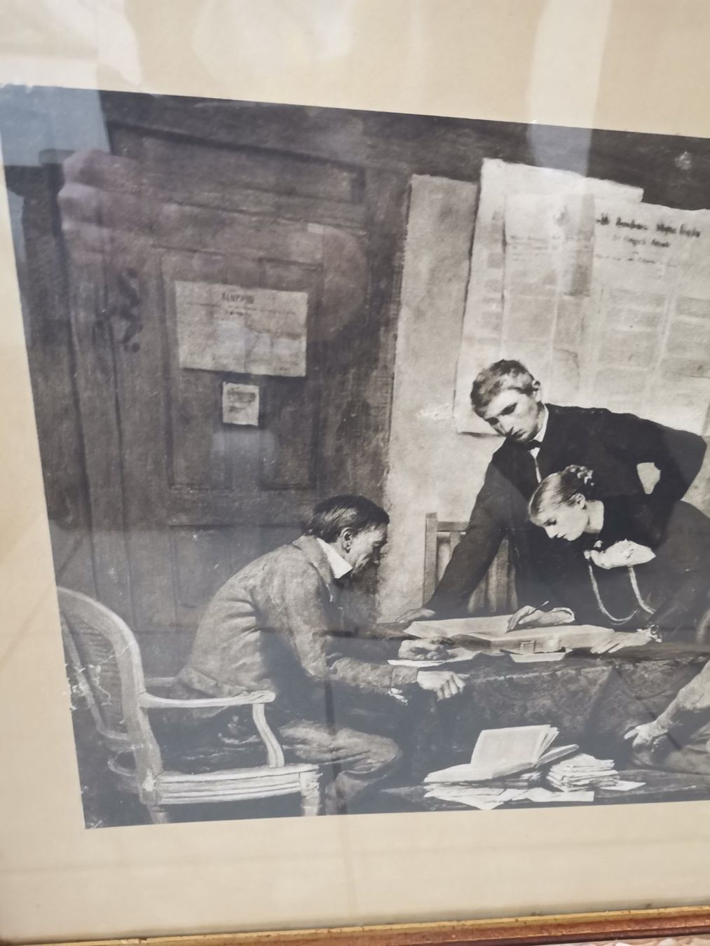 Poster & Bilder: Der Vertrag, der Ehekontrakt, le contrat de mariage, Bild – Gebraucht aus Wiedlisbach von materialkreislauf 3