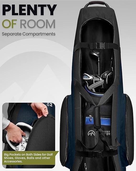 Borse: Golf-Reisetasche mit Rollen & Regenschutz – Nuovo e nell'imballaggio originale da Porrentruy venduto da HouseKraftByJenny 4