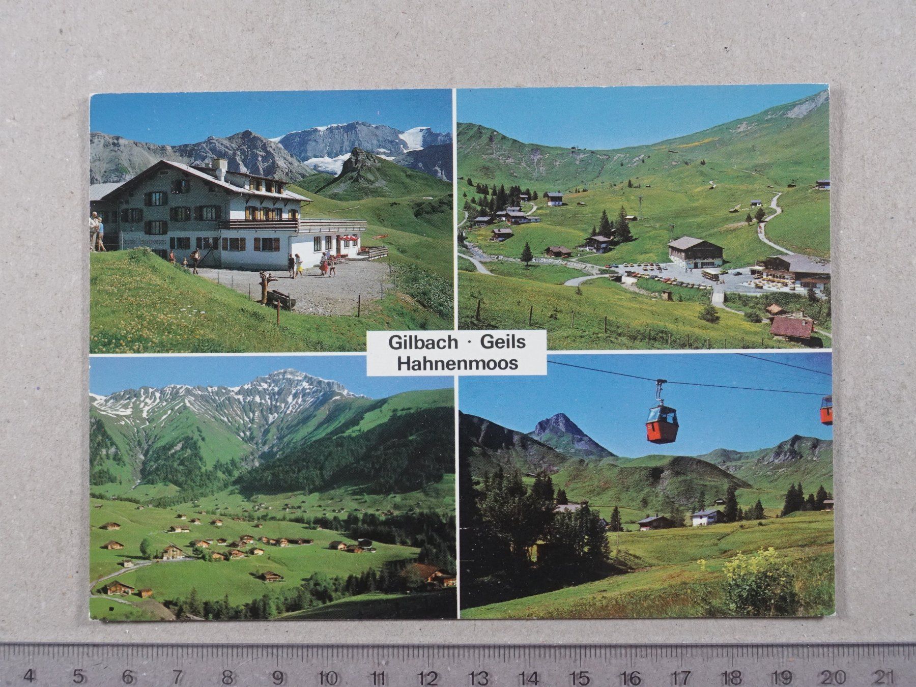 Ansichtskarten: Gilbach Geils Hahnenmoos, bei Adelboden – Gebraucht aus Lenzburg von fh1