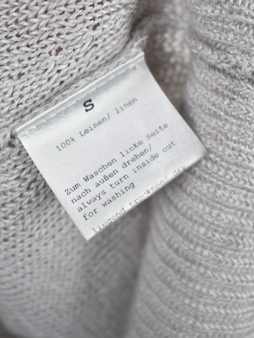 Maglioni & Felpe: handknit Kurzarm Pullover, grau, Gr.S, 100% Leinen – Usato da Nürensdorf venduto da 2ND_STORY 8