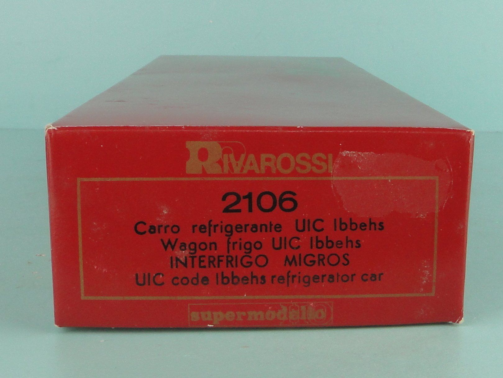 Rivarossi Modellini di ferrovie: Rivarossi 2106 FS Interfrigo MIgros – Usato da Bülach venduto da cann11 6