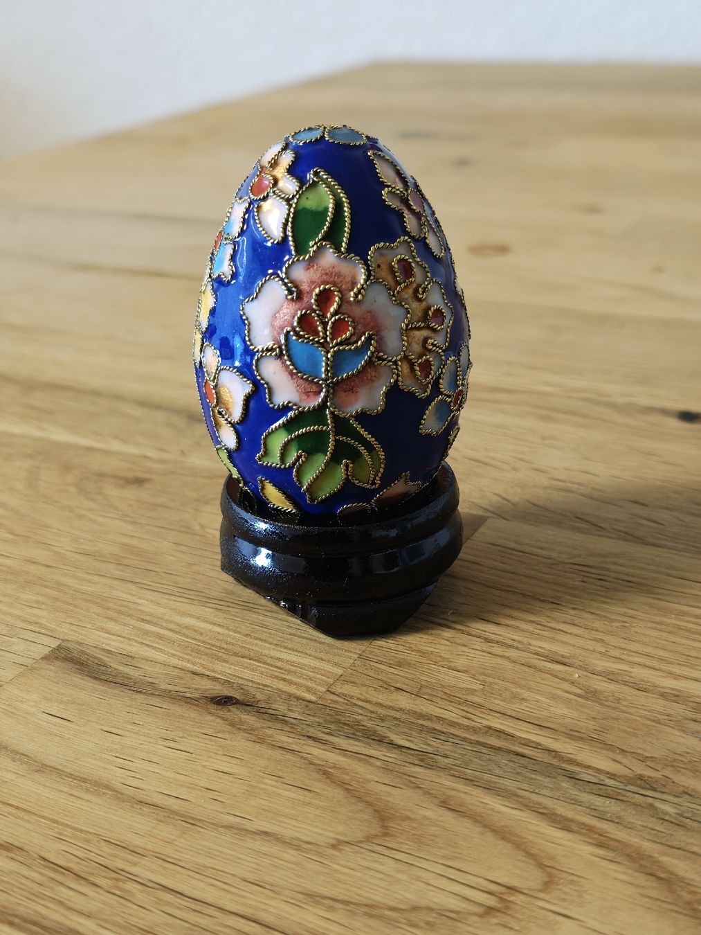 Tutte le decorazioni: Cloisonné-Emaille-Ei mit Blumenmuster – Usato da Affoltern am Albis venduto da chassa2 4