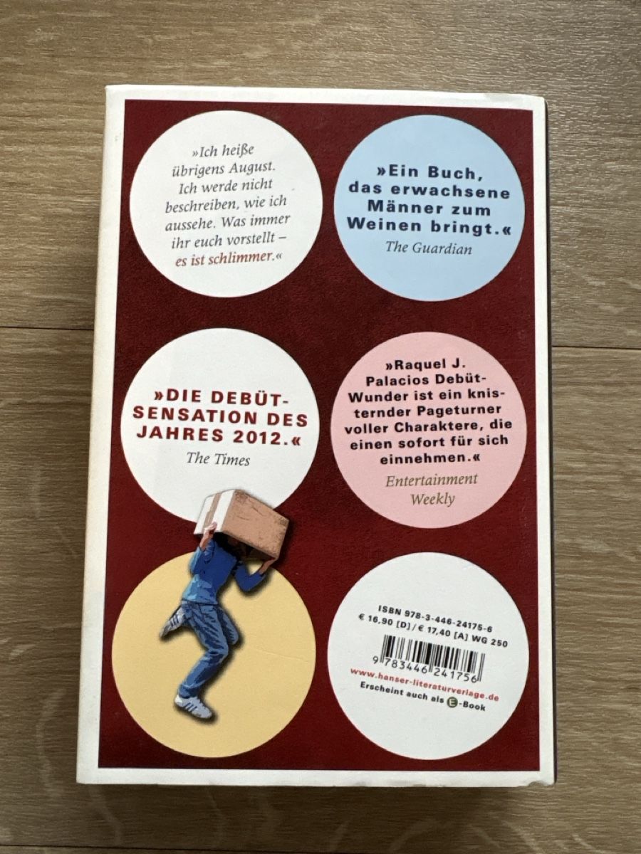 Libri: Wunder - Raquel J. Palacio – Nuovo (secondo la descrizione) da Wil SG venduto da Deborah1997 1