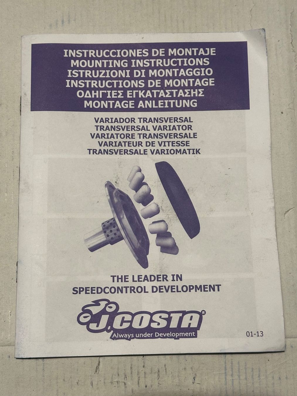 Tutti i ricambio per moto: Variateur J.Costa - BMW C600 & C650 – Usato da Vésenaz venduto da pgo_l6rl 7