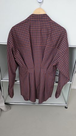 h&m studio schwere Bluse long talliert S
