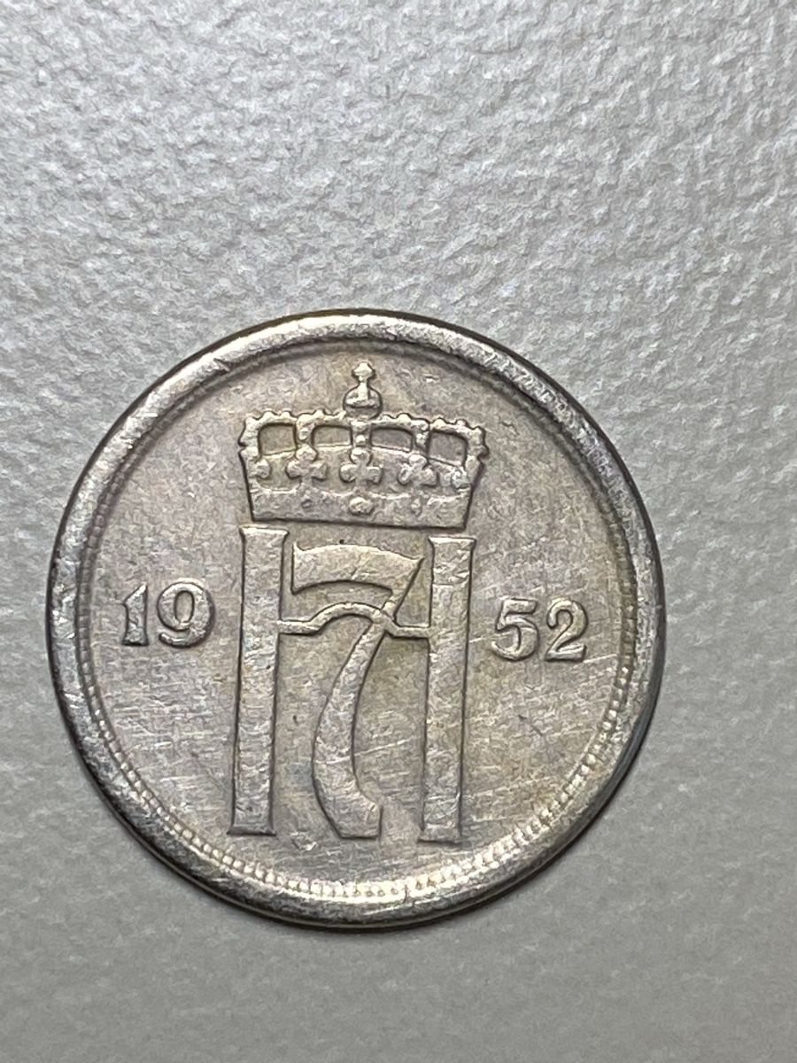 Tutti le monete: Norvège - 25 centimes - 1952 – Usato da Payerne venduto da Mike1682 1