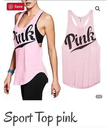 SPORT TOP PINK Grösse S
