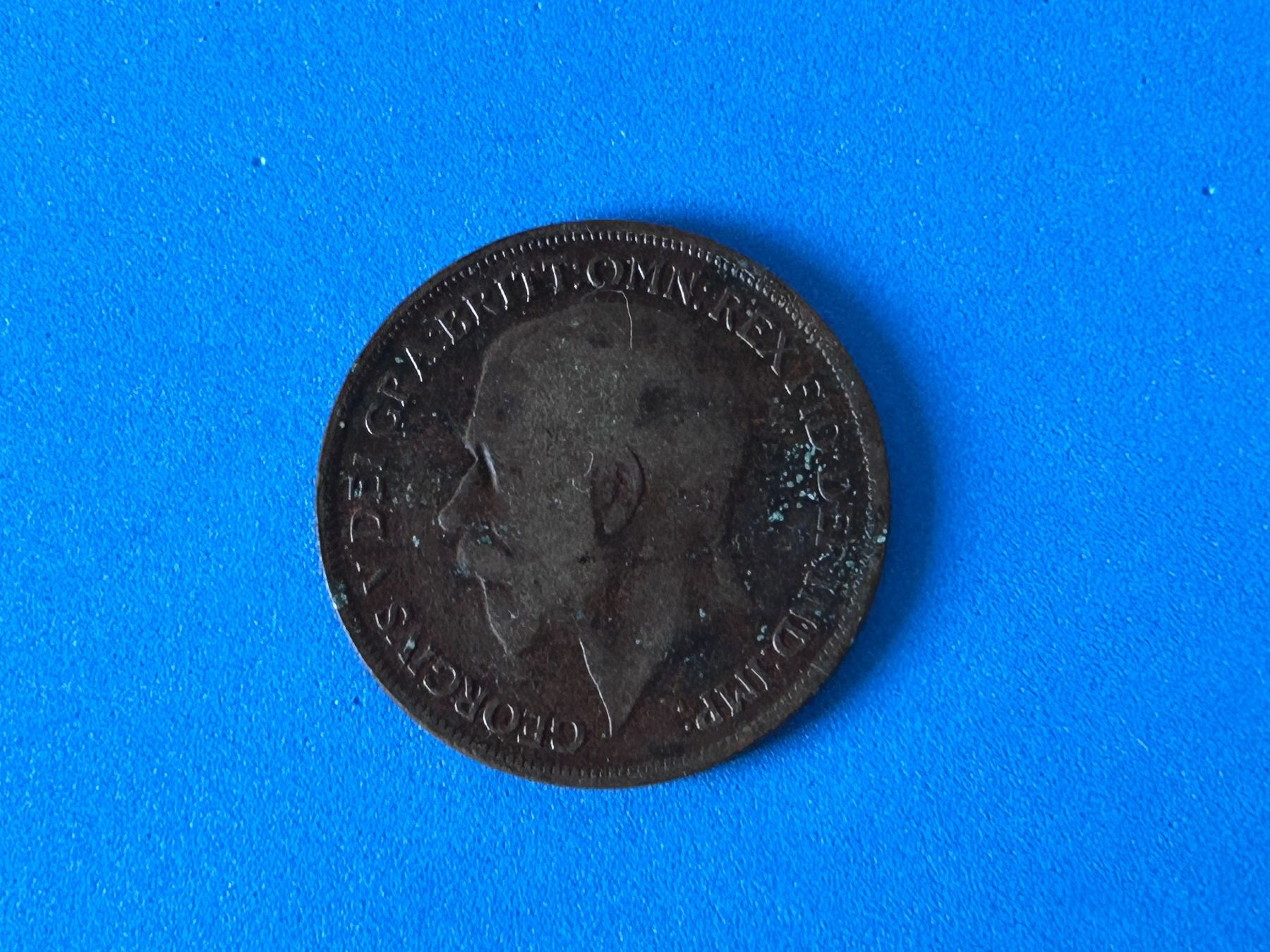 Tutti le monete: UK - One Penny 1917 – Usato da Corcelles NE venduto da AJKader 1