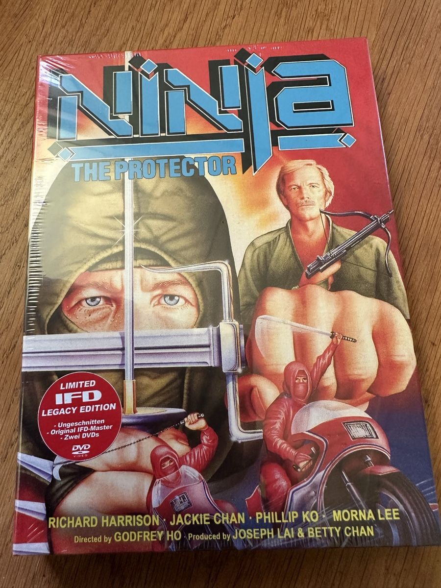Tutti i DVDs: Ninja The Protector Mediabook, neu OVP, Richard Harrison – Nuovo e nell'imballaggio originale da Benken ZH venduto da Audi-erich