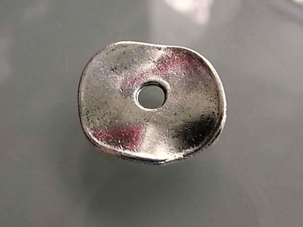Perle (finte): Perle Scheibe gebogen altversilbert 16mm – Nuovo (secondo la descrizione) da Alpnachstad venduto da perlengaby