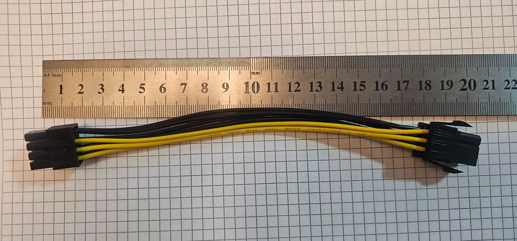 Cavi: PCI-E 6-Pin zu 8-Pin GPU Grafikkarten Adapter Strom Kabel – Nuovo (secondo la descrizione) da Oberengstringen venduto da krasnopjorovs 1