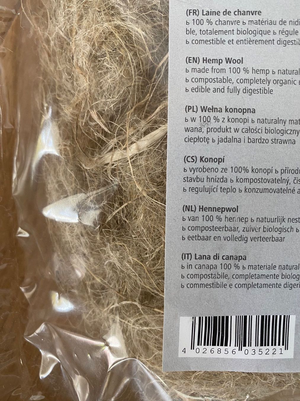 Lana: Hanfwolle / Laine de chanvre / Hemp wool – Nuovo e nell'imballaggio originale da Gümligen venduto da Farrolito 2