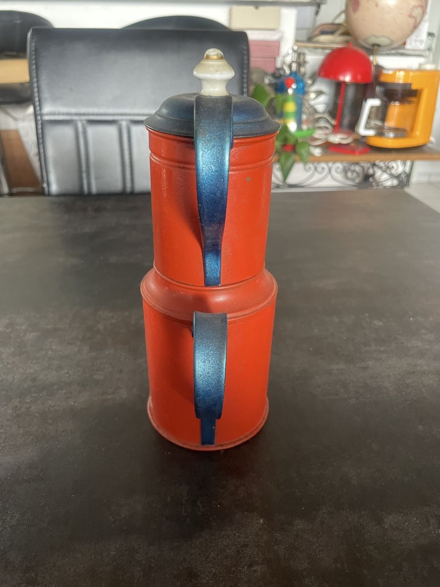Macchine per caffè & Macchine per espresso: Cafetière Ancienne en Métal – Usato da Vallamand venduto da Bricbracbroc82 3