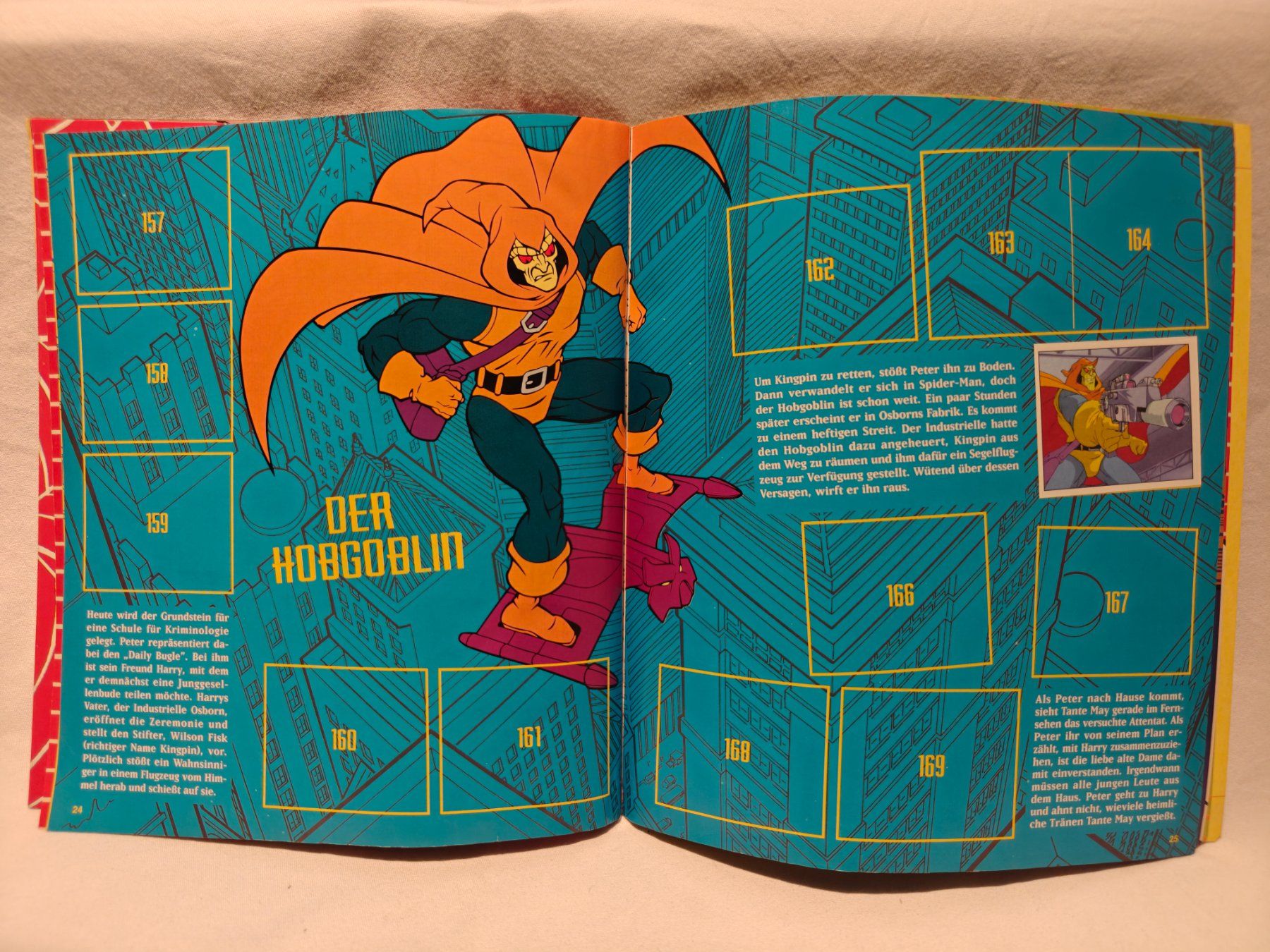 Panini Album: Spider-Man 1995 Panini Stickeralbum – Usato da Gutenswil venduto da Vulcano21 8