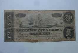 CSA ++ 20 Dollars Richmont 1863