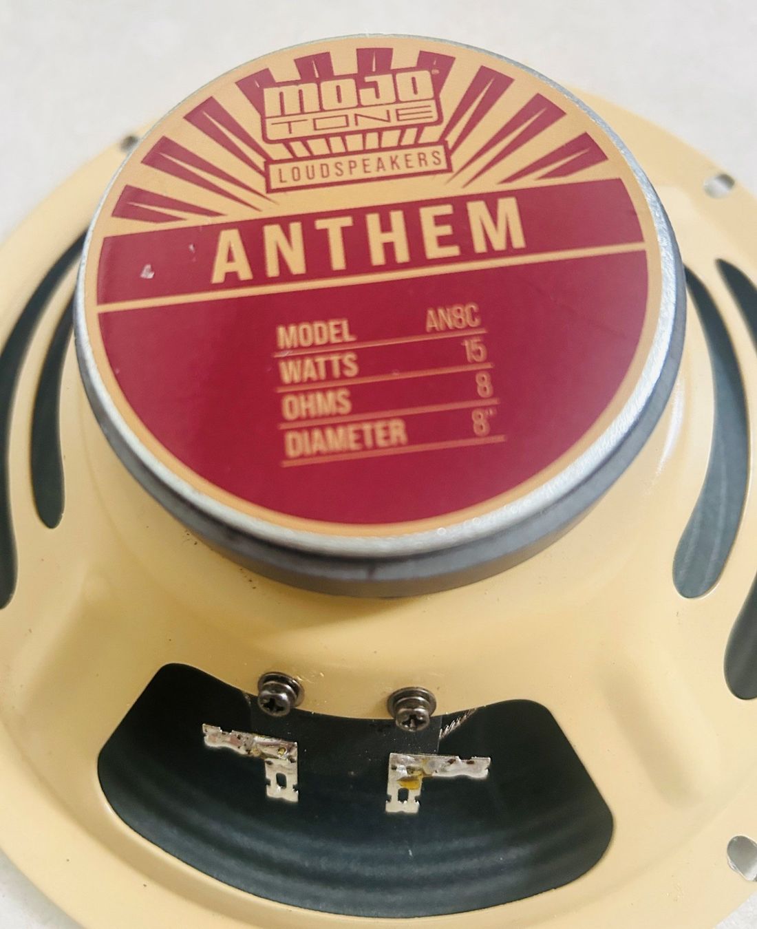 Casse acustiche: Mojotone Anthem 8", 15Watt, 8 Ohms Speaker – Usato da Aesch BL venduto da viva6666 1