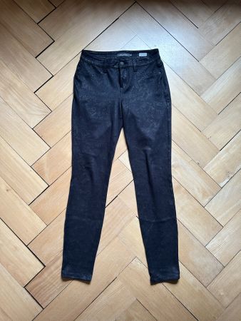 LEVEL 99 - Animal Print Hose schwarz W26