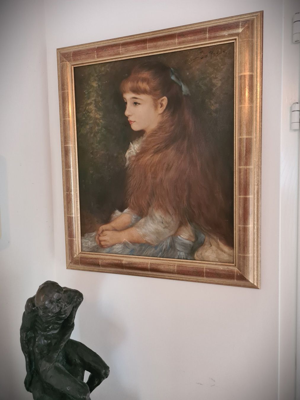 Gemälde: Hervorragendes Öl Gemälde n. Pierre Auguste Renoir – Gebraucht aus Rotkreuz von Dobermann5 3